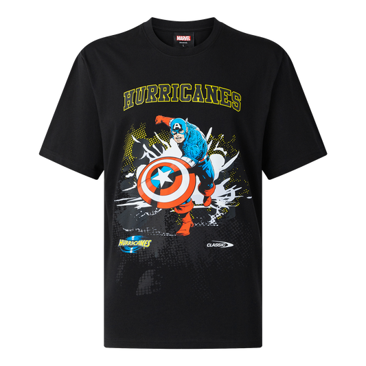 Hurricanes Mens Captain America Cotton Tee